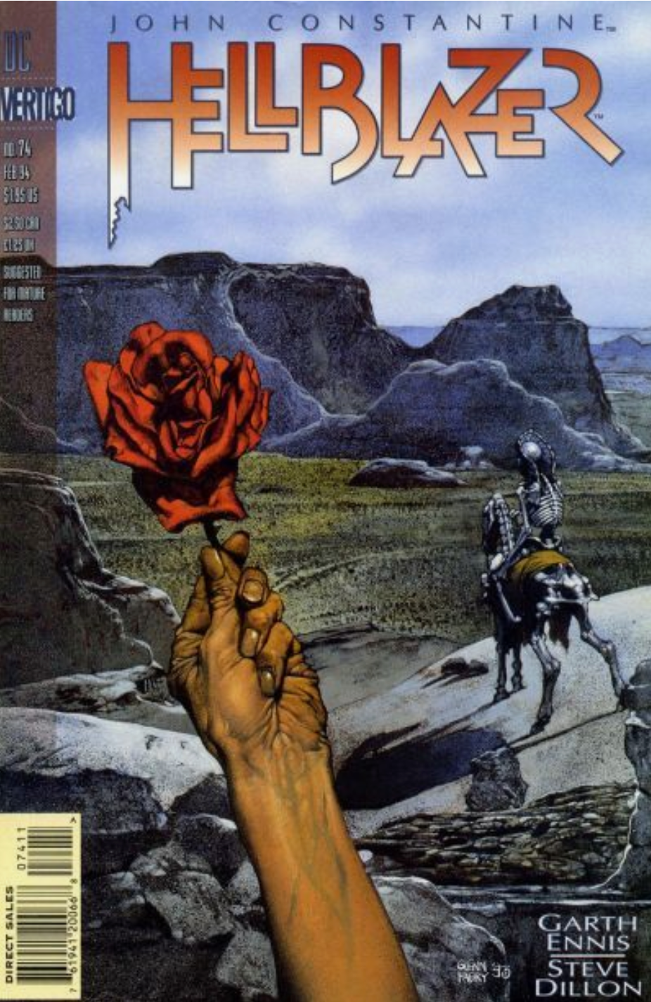 HELLBLAZER #74 1994 Hellblazer DC COMICS