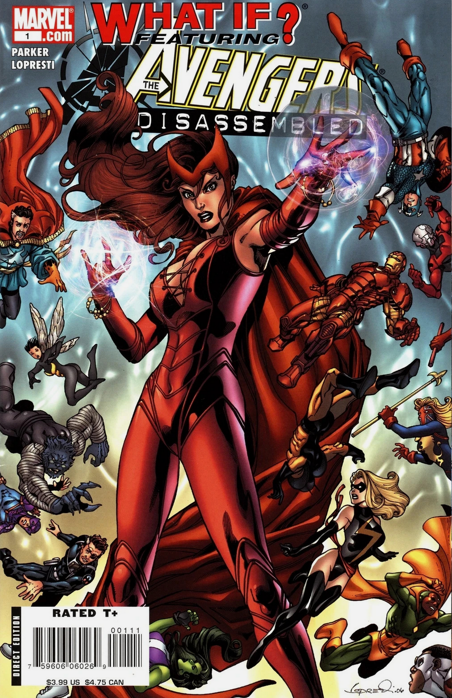 WHAT IF #1 AVENGERS DISASSEMBLED 2007 What If MARVEL COMICS