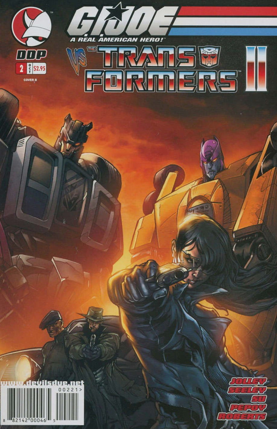 GI JOE TRANSFORMERS II #2 2004 GI Joe DEVILS DUE