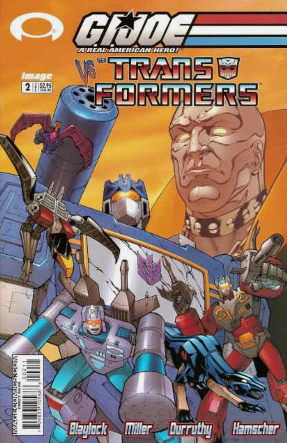GI JOE VS TRANSFORMERS #2 2003 GI Joe IMAGE COMICS