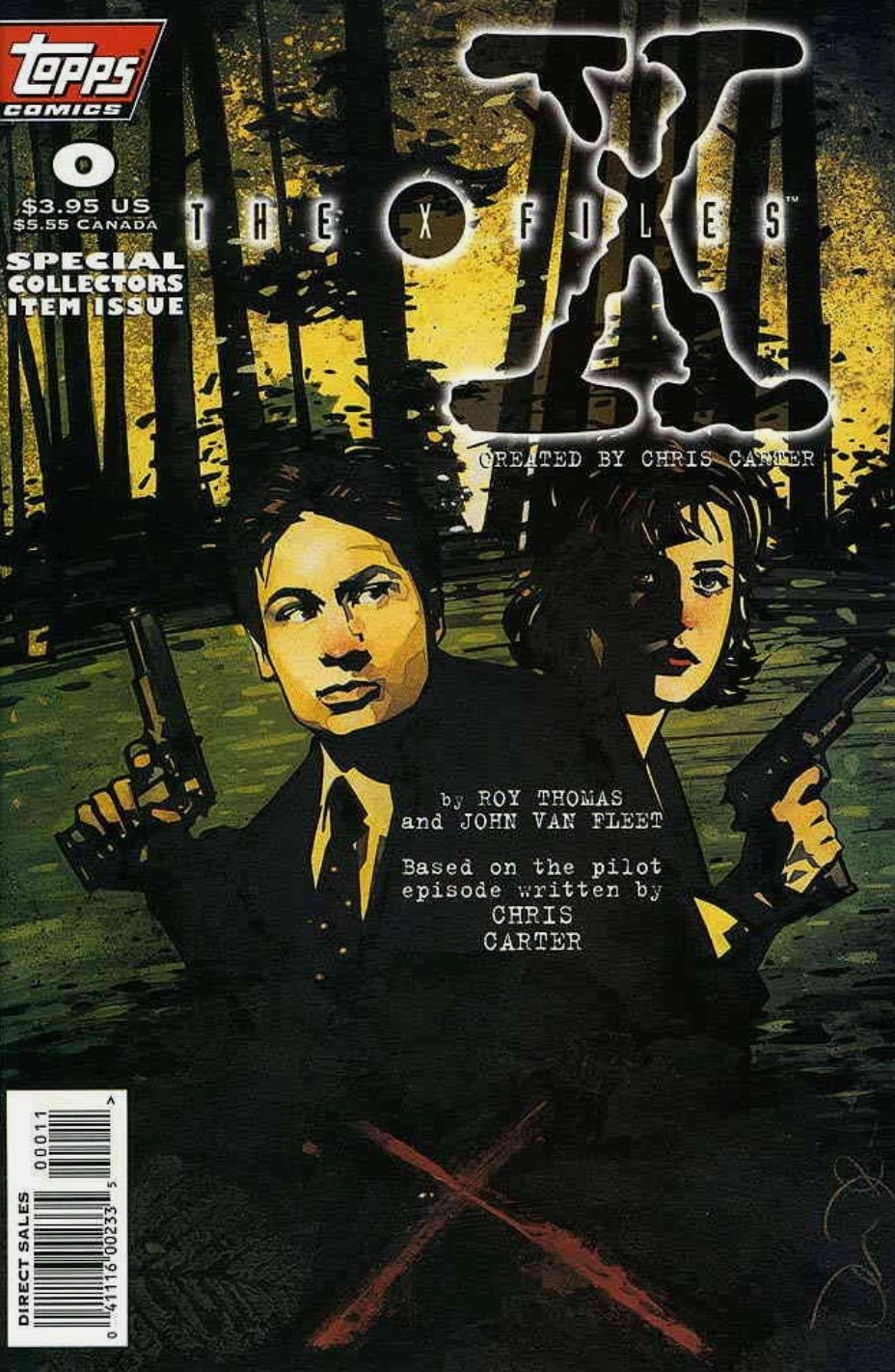 X-FILES #0 1996 X-Files TOPPS