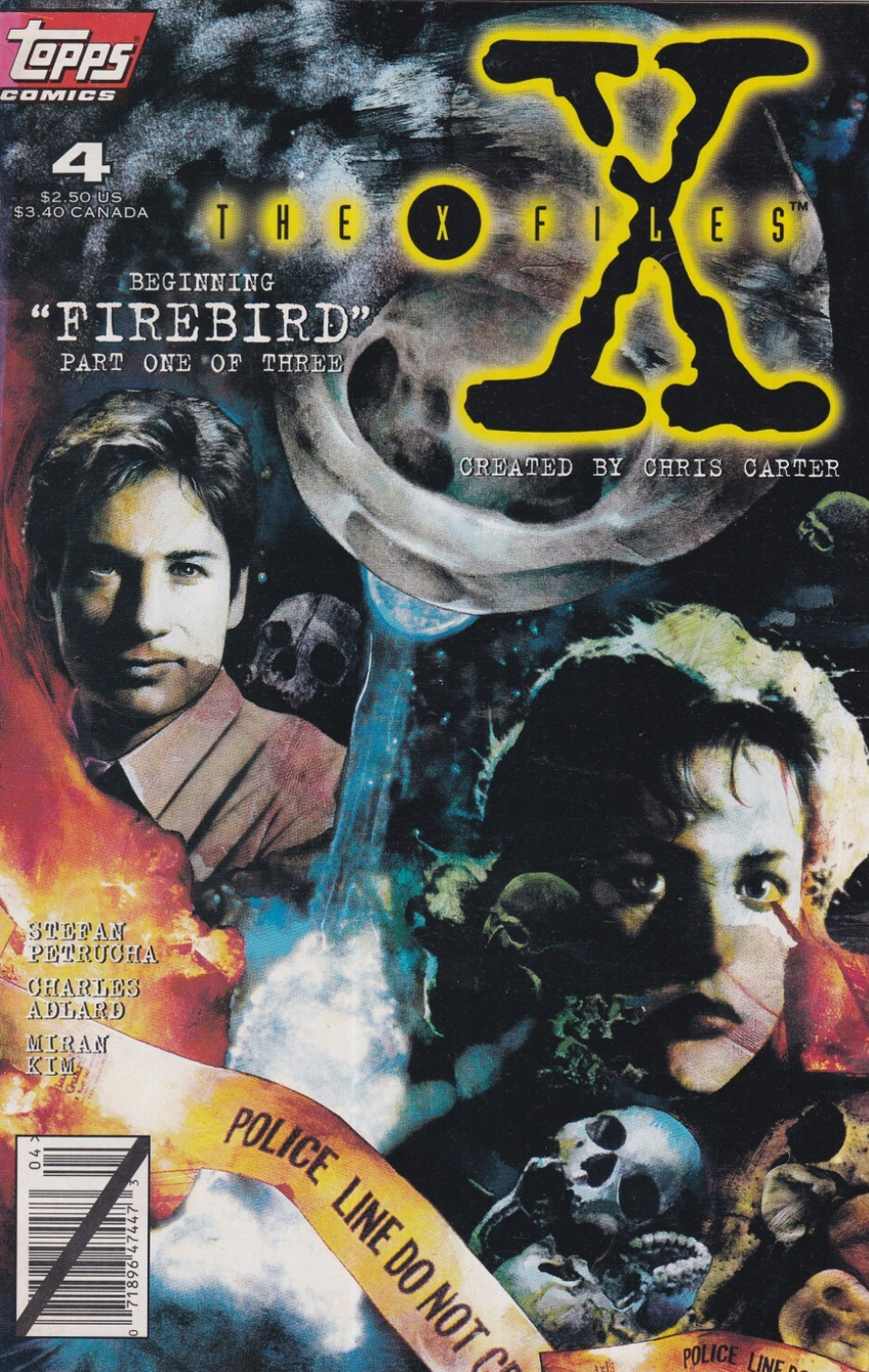 X-FILES #4 1995 X-Files TOPPS