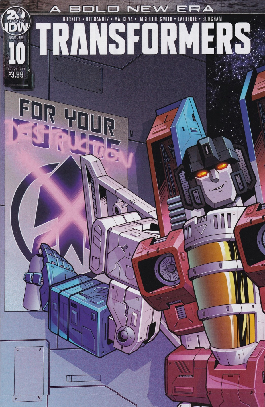 TRANSFORMERS #10 CVR B MCGUIRE SMITH 2019 Transformers IDW PUBLISHING