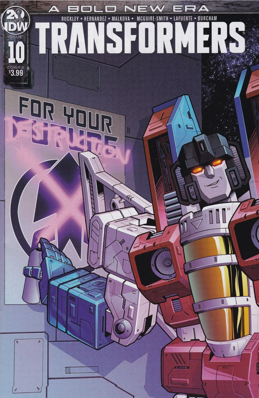 TRANSFORMERS #10 CVR B MCGUIRE SMITH 2019 Transformers IDW PUBLISHING