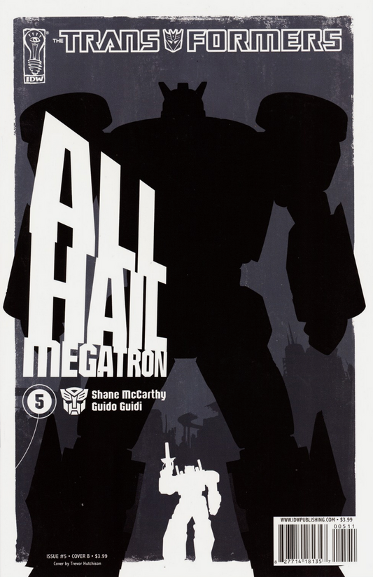 TRANSFORMERS #5 ALL HAIL MEGATRON 2008 Transformers IDW PUBLISHING