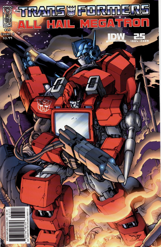 TRANSFORMERS #13 ALL HAIL MEGATRON 2009 Transformers IDW PUBLISHING