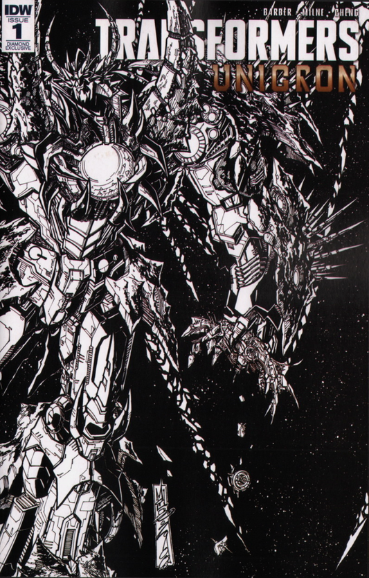 TRANSFORMERS UNICRON #1 DIAMOND SDCC EXCLUSIVE VARIANT 2018 Transformers IDW PUBLISHING