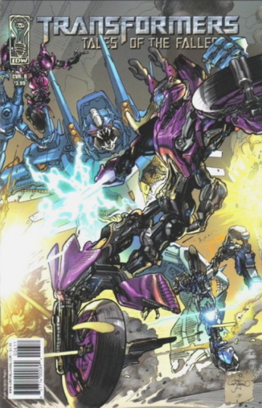 TRANSFORMERS TALES OF THE FALLEN #6 VARIANT 2010 Transformers IDW PUBLISHING