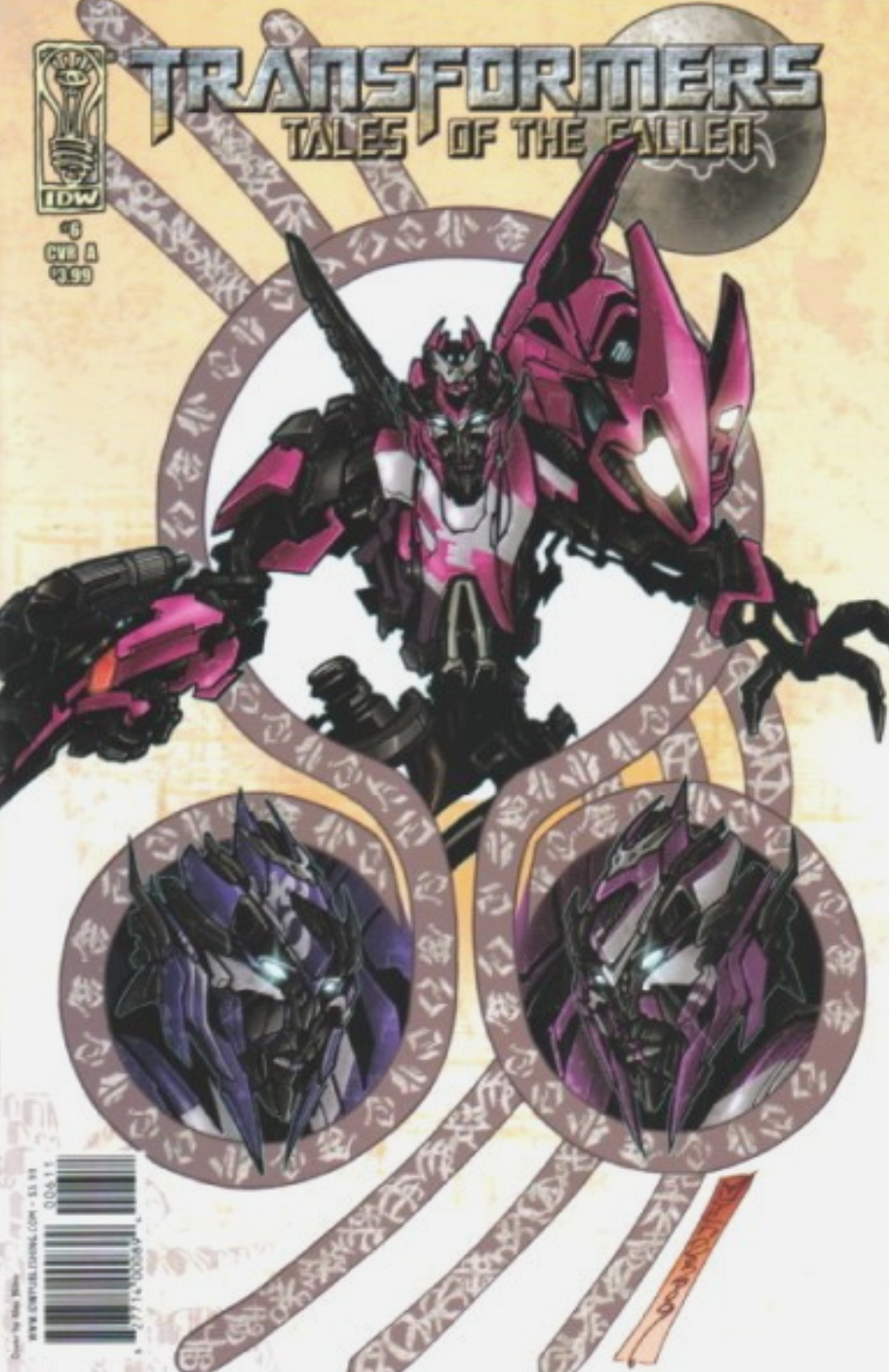 TRANSFORMERS TALES OF THE FALLEN #6 2010 Transformers IDW PUBLISHING