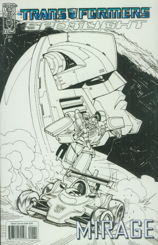 TRANSFORMERS SPOTLIGHT MIRAGE #1 1:10 VARIANT 2008 Transformers IDW PUBLISHING