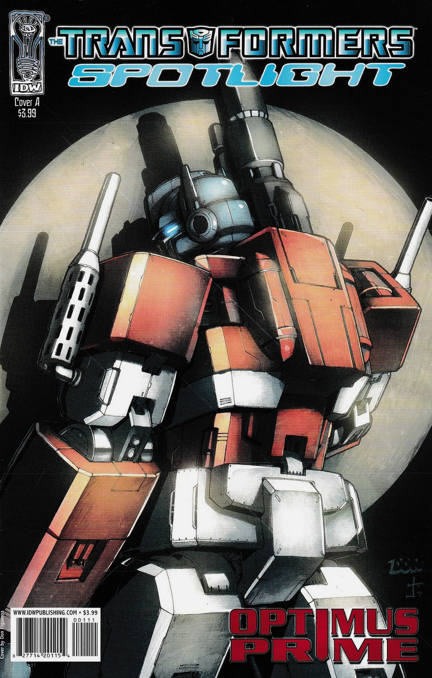 TRANSFORMERS SPOTLIGHT OPTIMUS PRIME #1 2007 Transformers IDW PUBLISHING