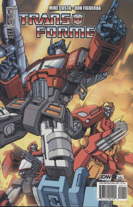 TRANSFORMERS #1 VARIANT 2009 Transformers IDW PUBLISHING