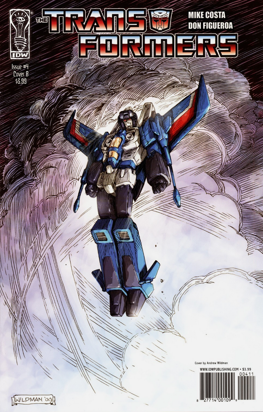 TRANSFORMERS #4 COVER B 2010 Transformers IDW PUBLISHING