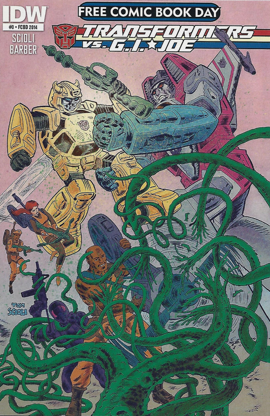 FCBD TRANSFORMERS VS GI JOE 2014 Transformers IDW