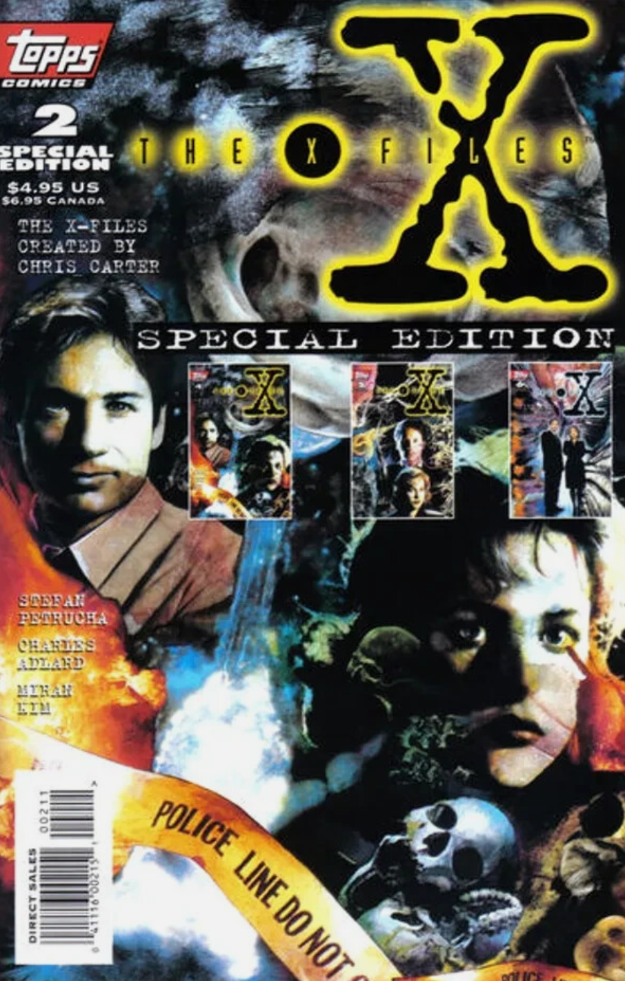 X-FILES #2 SPECIAL EDITION 1995 X-Files TOPPS
