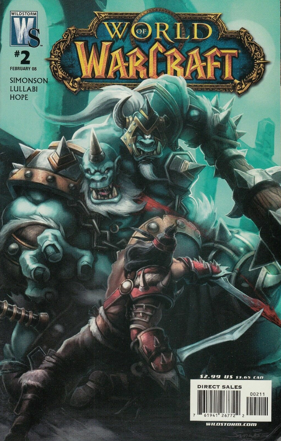 WORLD OF WARCRAFT #2 2008 World of Warcraft WILDSTORM