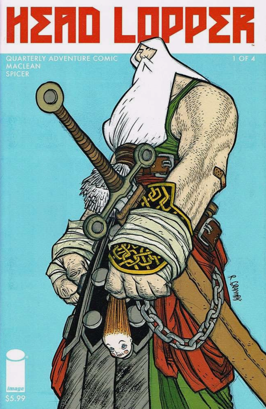 HEAD LOPPER #1 GRAMPA VARIANT 2015 Head Lopper IMAGE COMICS