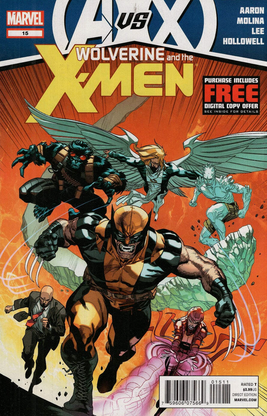 WOLVERINE X-MEN #15 AVX 2012 X-Men MARVEL COMICS