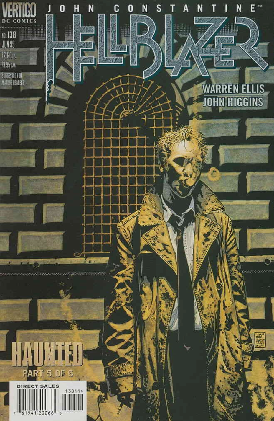HELLBLAZER #138 1999 Hellblazer DC COMICS