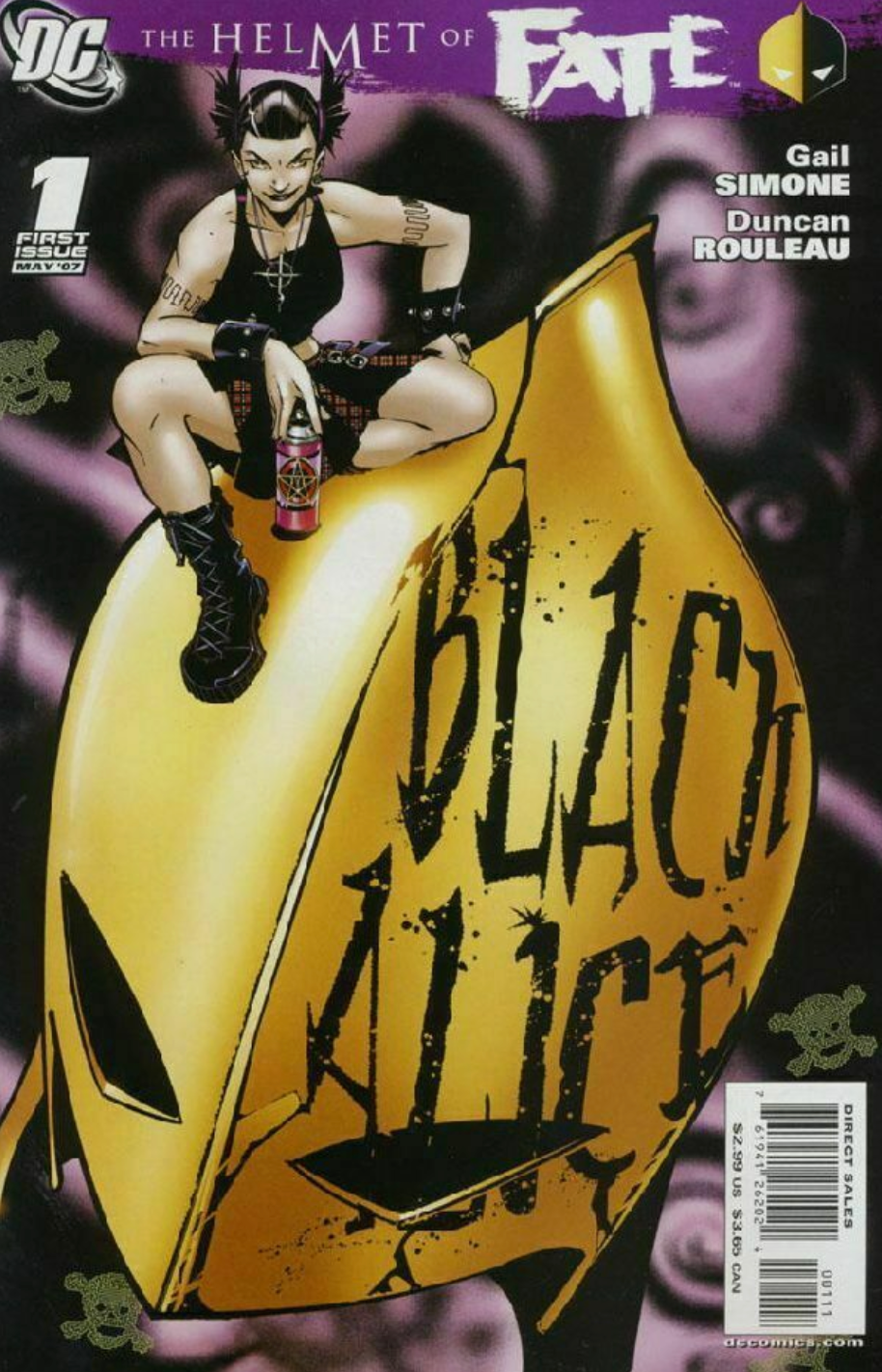 HELMET OF FATE BLACK ALICE #1 2007 DC COMICS