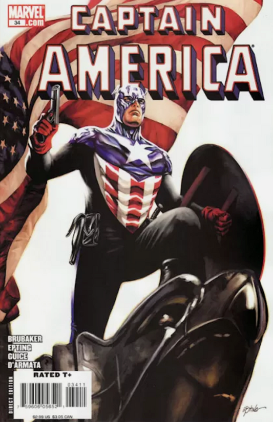 CAPTAIN AMERICA #34 EPTING 2008 (1ST APP BUCKY AS CAPTAIN AMERICA) Captain America MARVEL COMICS