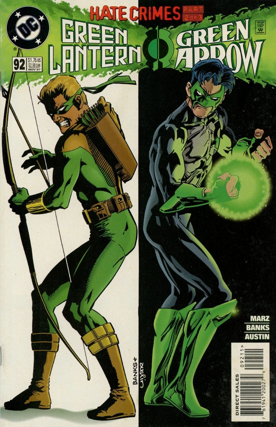 GREEN LANTERN #92 1997 Green Lantern MARVEL COMICS