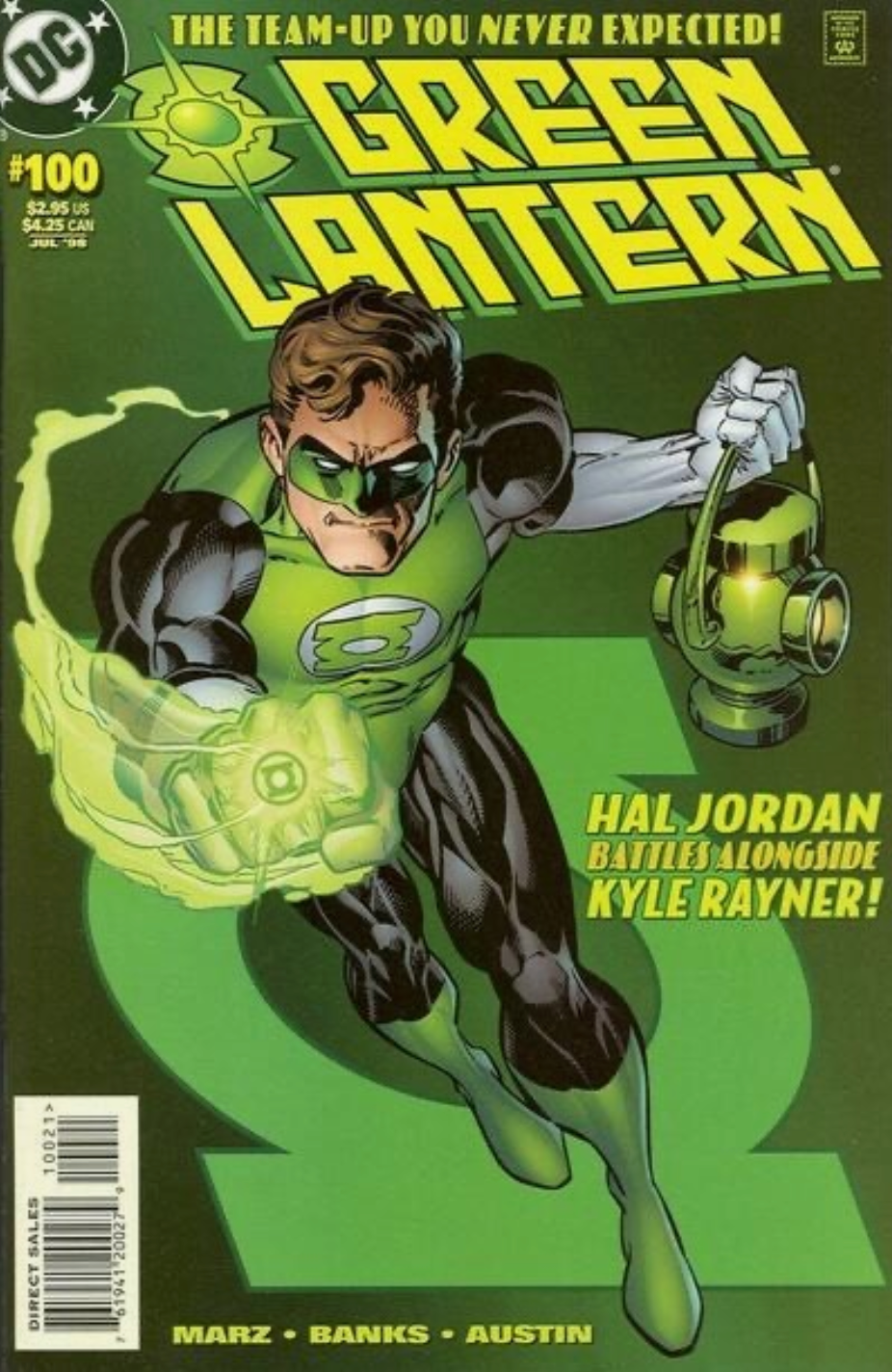 GREEN LANTERN #100 HAL COVER 1998 Green Lantern DC COMICS