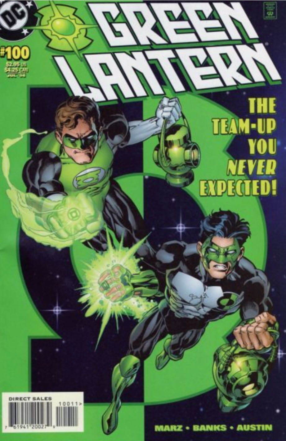 GREEN LANTERN #100 HAL & KYLE COVER 1998 Green Lantern DC COMICS