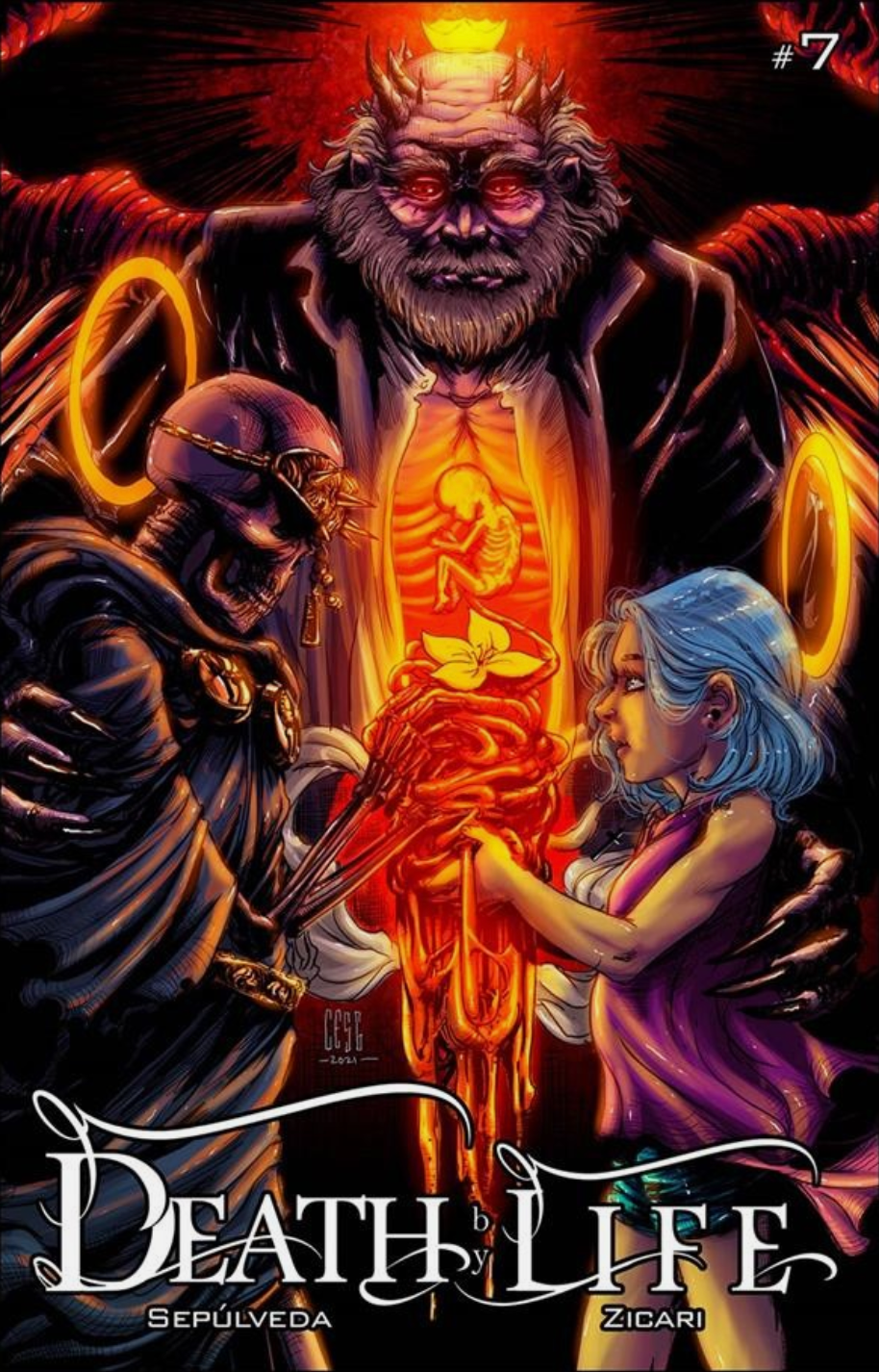 DEATH BY LIFE #7 (OF 8) 2021 comic book ANTARCTIC PRESS