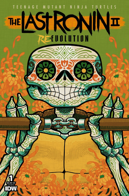 TMNT THE LAST RONIN II RE EVOLUTION #1 CVR E DIA DE LOS MUERTOS GONZO VARIANT 2024 TMNT IDW-PRH