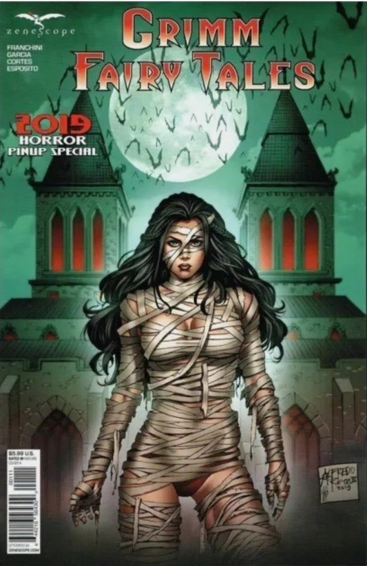 GRIMM FAIRY TALES PRESENTS 2019 HORROR PINUP ONESHOT CVR A REYES 2019 comic book ZENESCOPE ENTERTAINMENT INC
