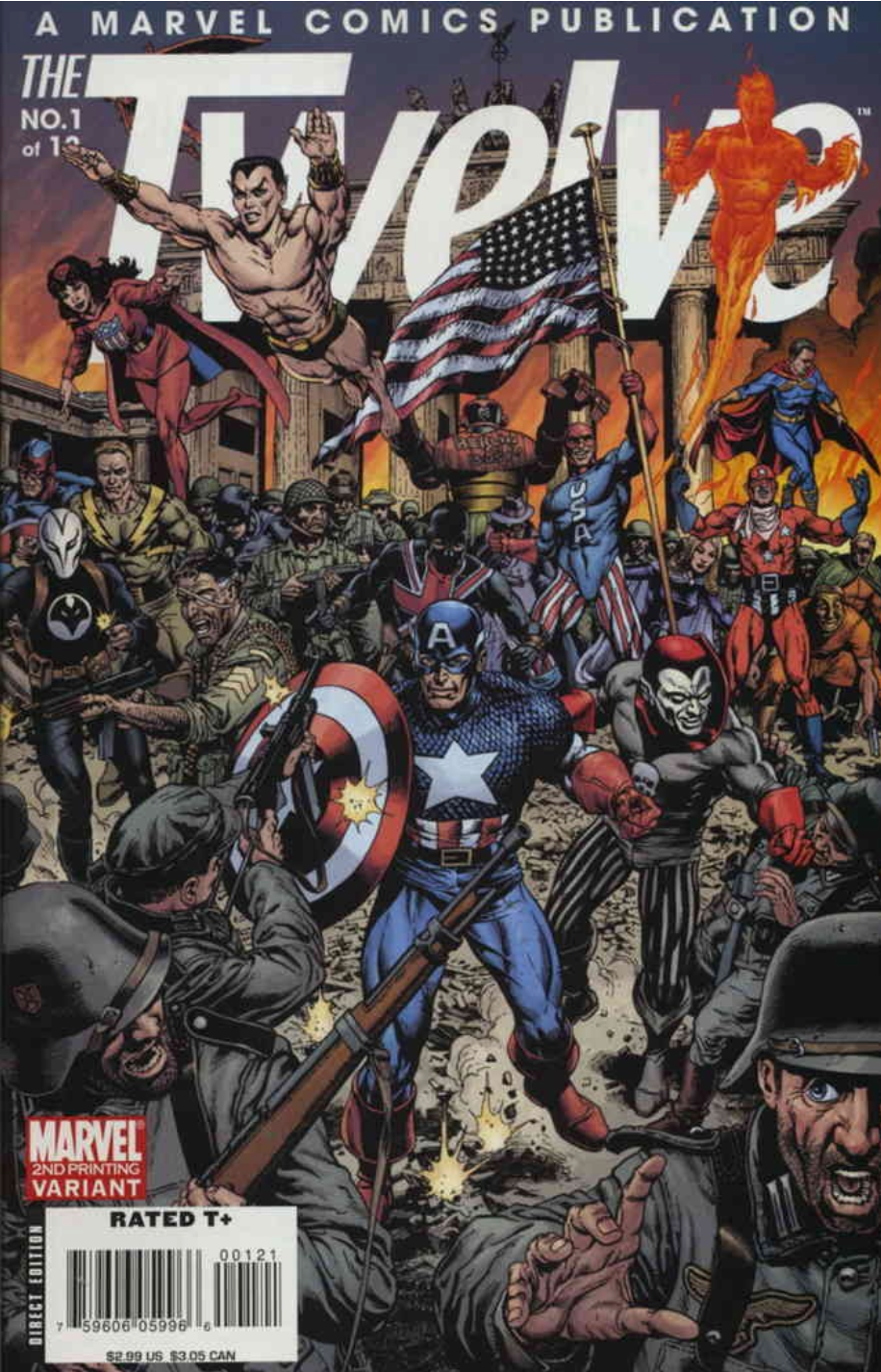 TWELVE #1 2ND PRNT VARIANT 2008 MARVEL COMICS