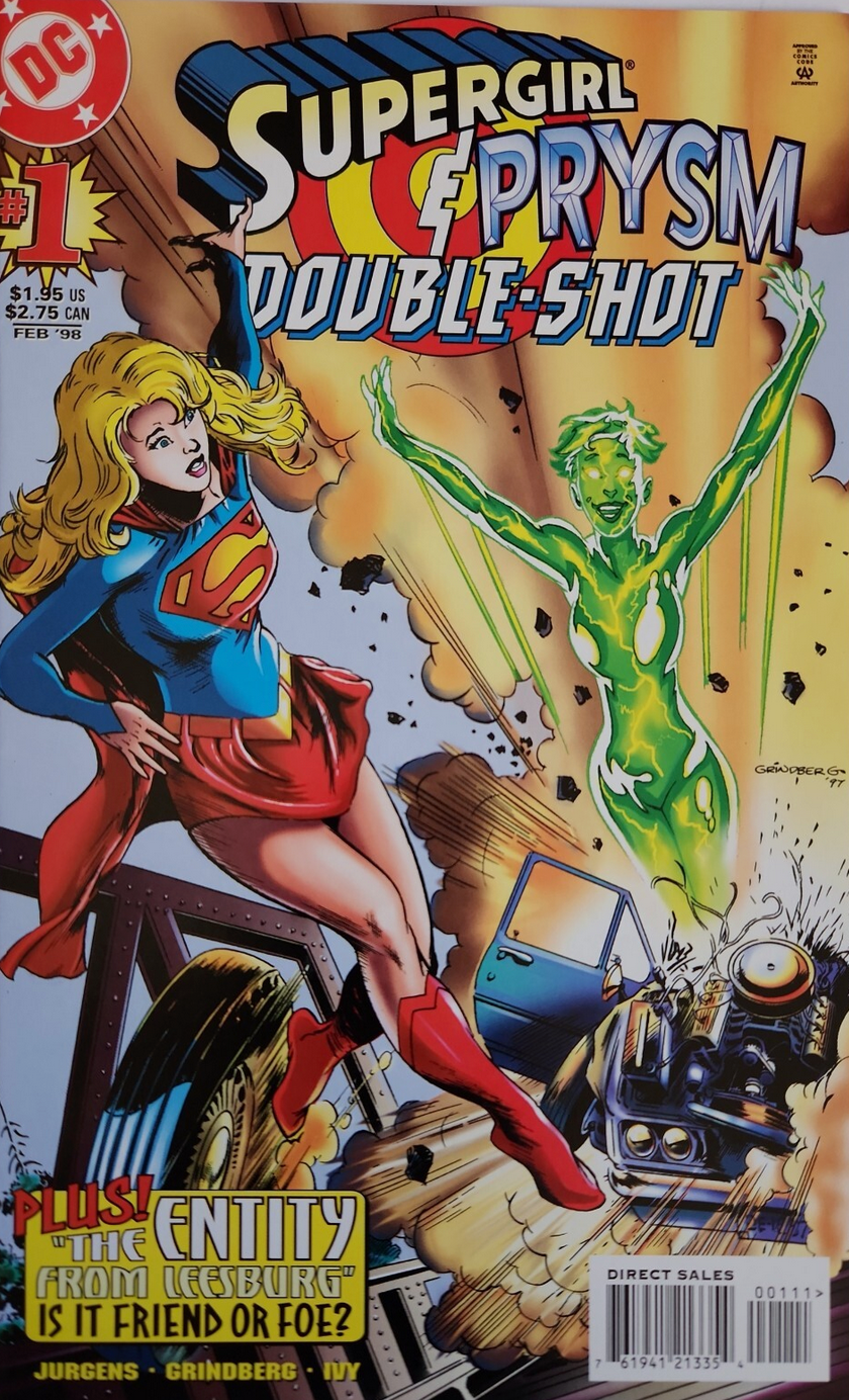 SUPERGIRL & PRYSM DOUBLE SHOT #1 1998 Supergirl DC COMICS