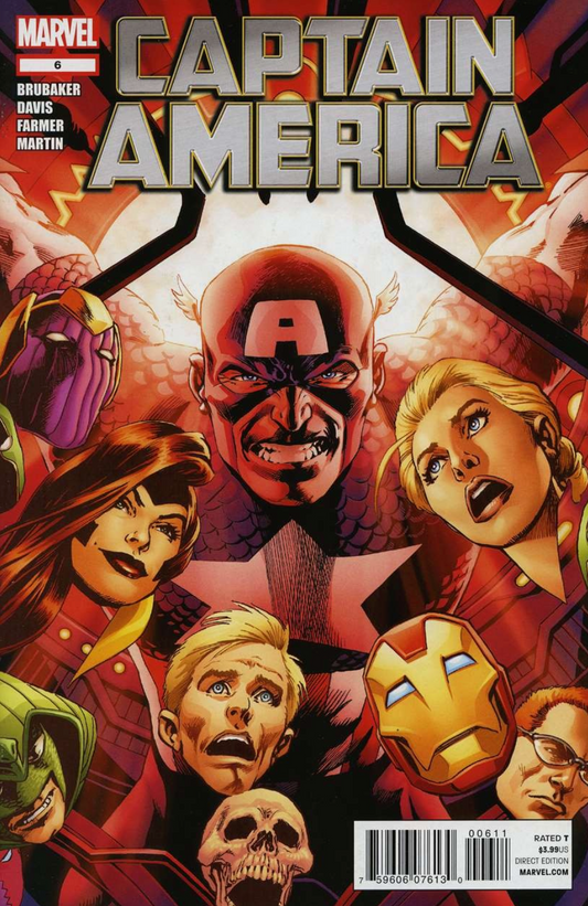 CAPTAIN AMERICA #6 2011 Captain America MARVEL COMICS