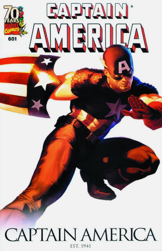 CAPTAIN AMERICA #601 70TH ANNIV DJURDJEVIC VARIANT 2010 Captain America MARVEL COMICS