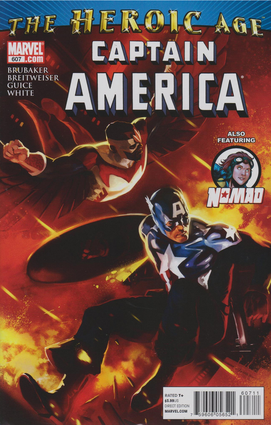 CAPTAIN AMERICA #607 2010 Captain America MARVEL COMICS