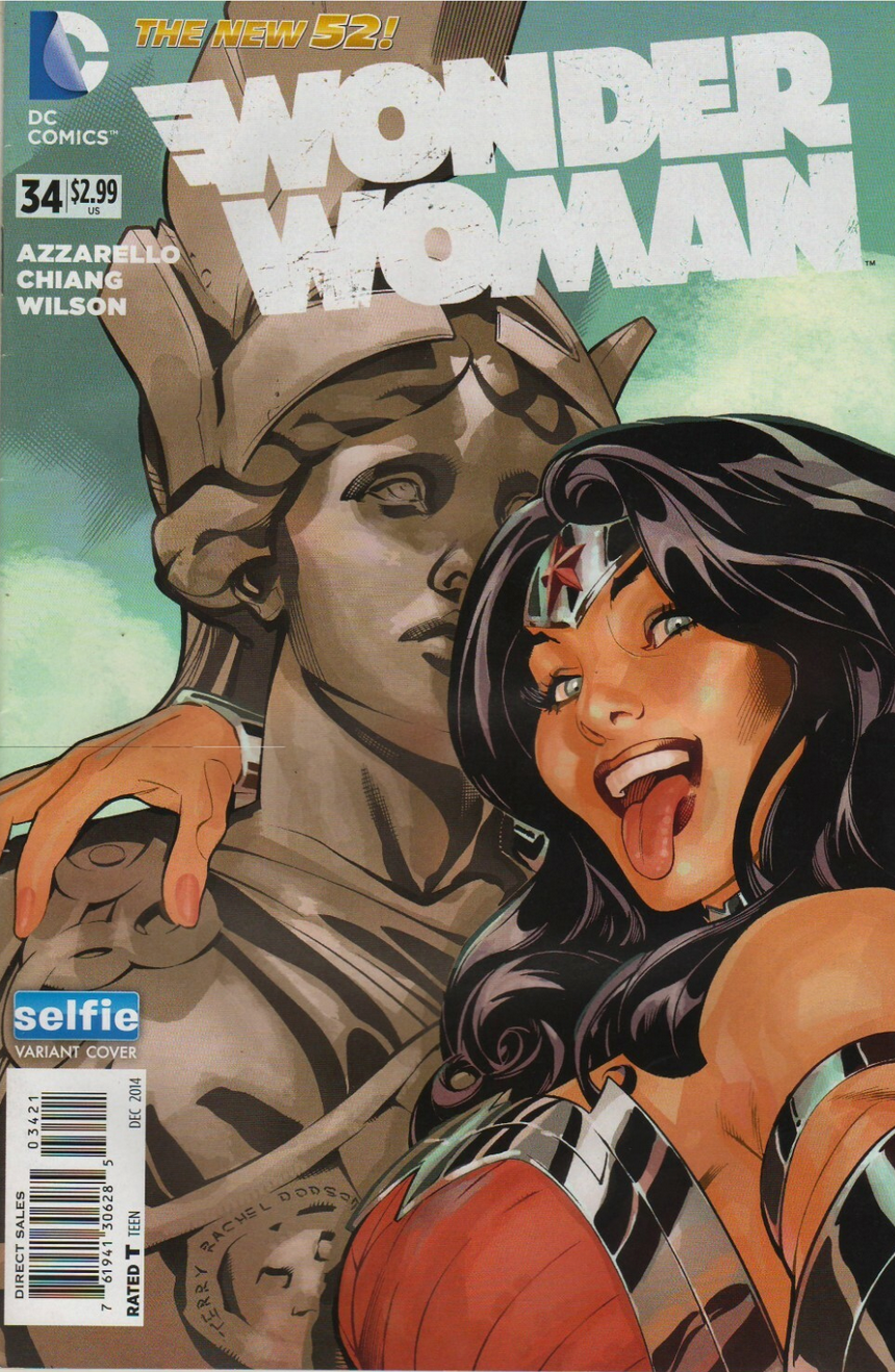 WONDER WOMAN #34 SELFIE VARIANT 2014 Wonder Woman DC COMICS