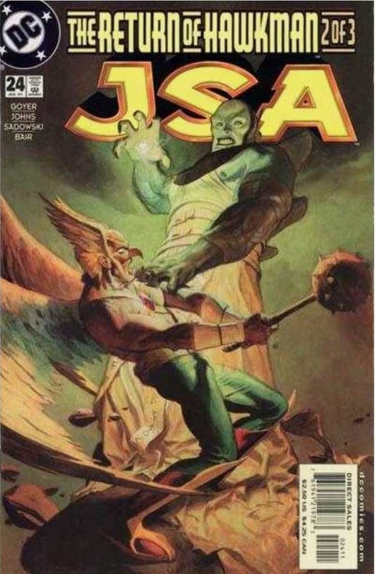 JSA #24 2001 RETURN OF HAWKMAN JSA DC COMICS