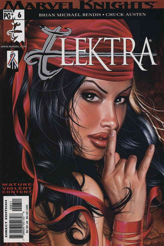 ELEKTRA #6 MARVEL KNIGHTS GREG HORN 2001 Elektra MARVEL COMICS