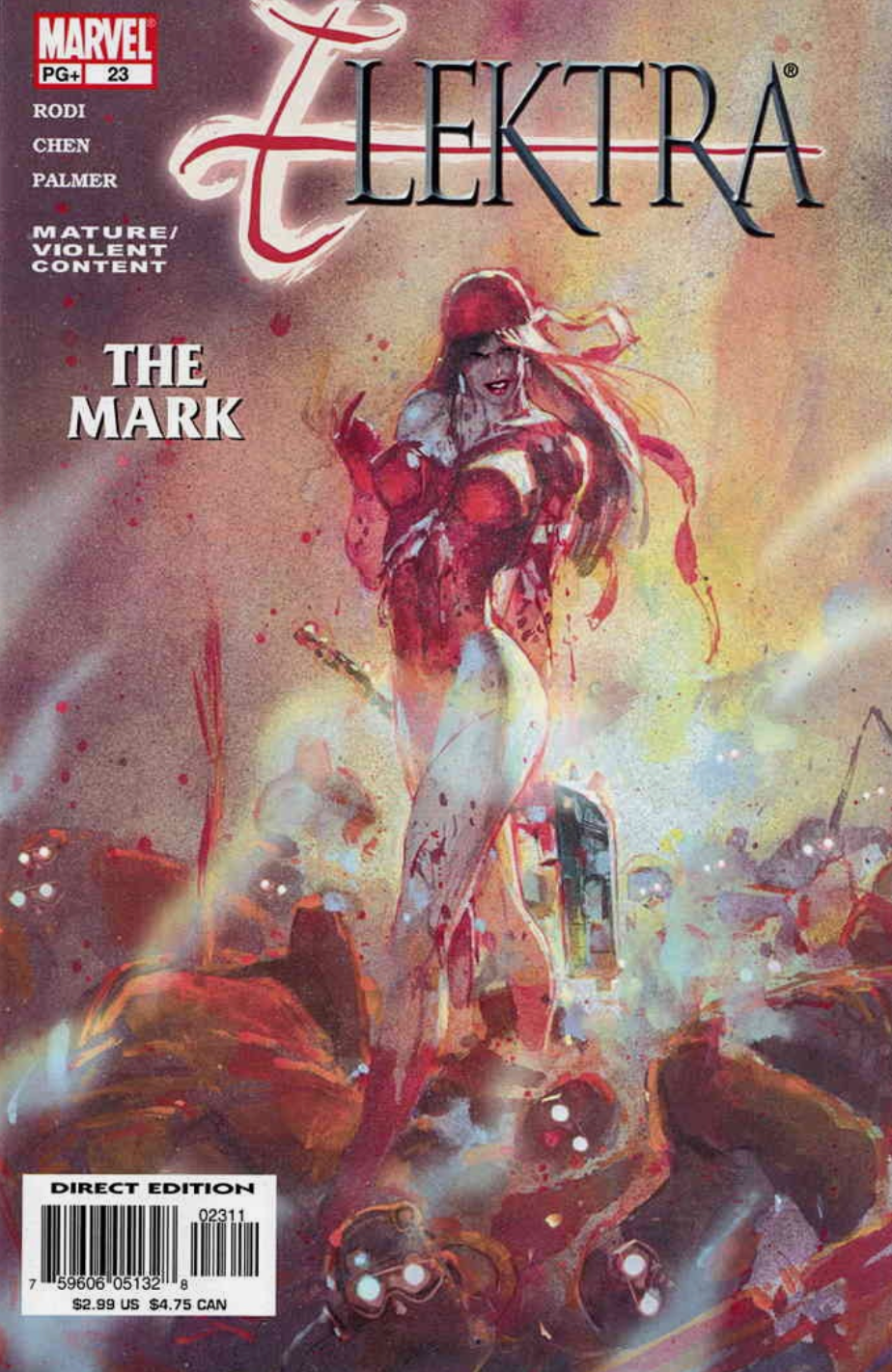 ELEKTRA #23 SIENKIEWICZ 2003 Elektra MARVEL COMICS