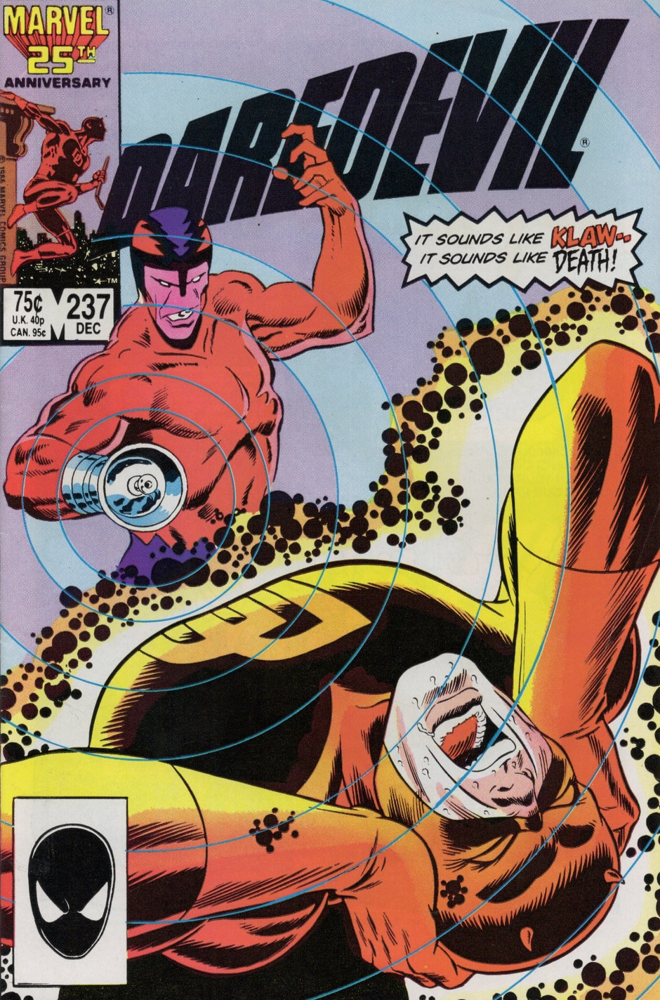 DAREDEVIL #237 1986 Daredevil MARVEL COMCS