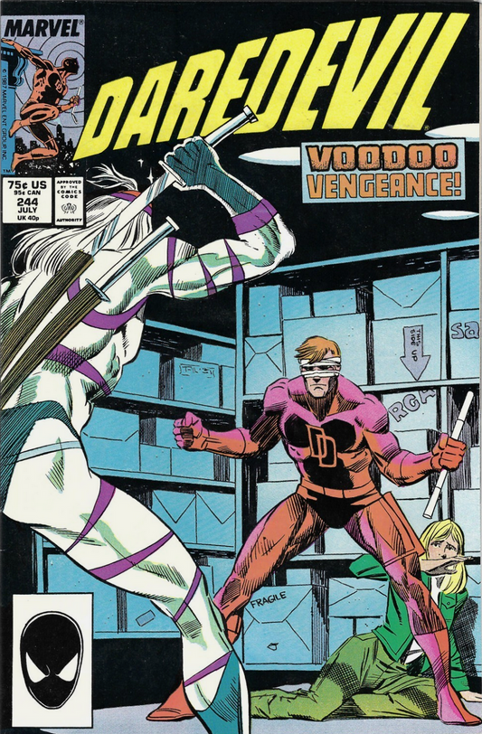 DAREDEVIL #244 1987 Daredevil MARVEL COMCS
