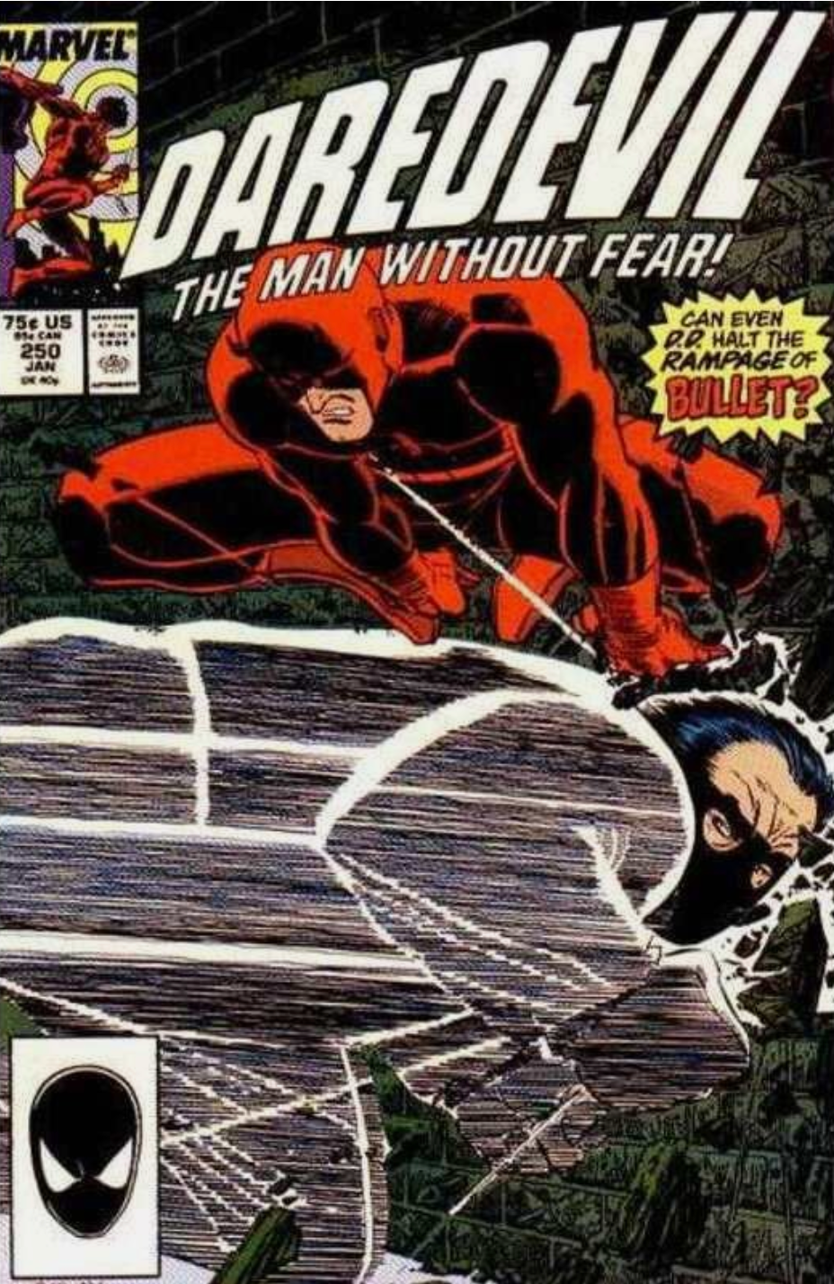 DAREDEVIL #250 1988 Daredevil MARVEL COMCS