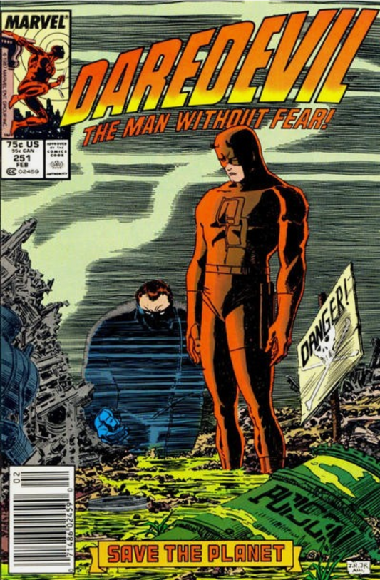 DAREDEVIL #251 1988 NEWSSTAND Daredevil MARVEL COMCS