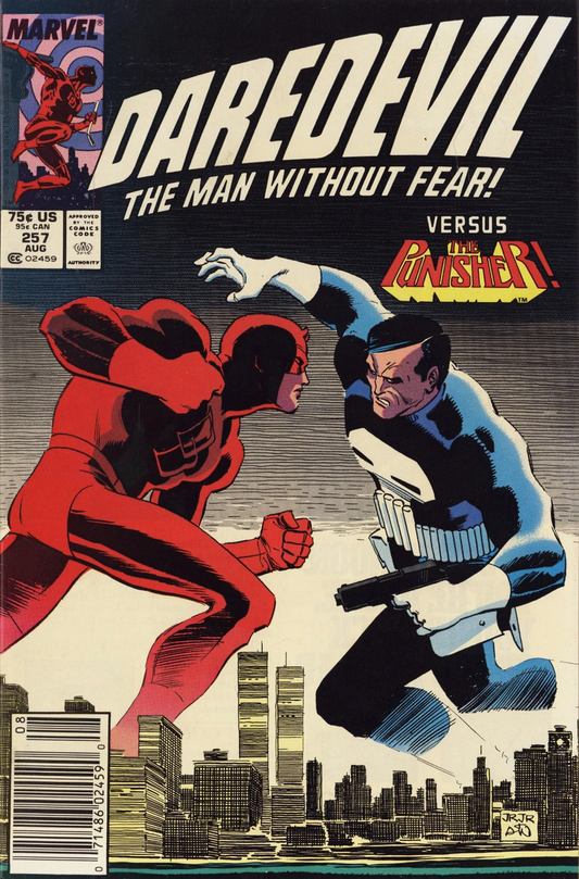 DAREDEVIL #257 PUNISHER 1988 NEWSSTAND Daredevil MARVEL COMCS