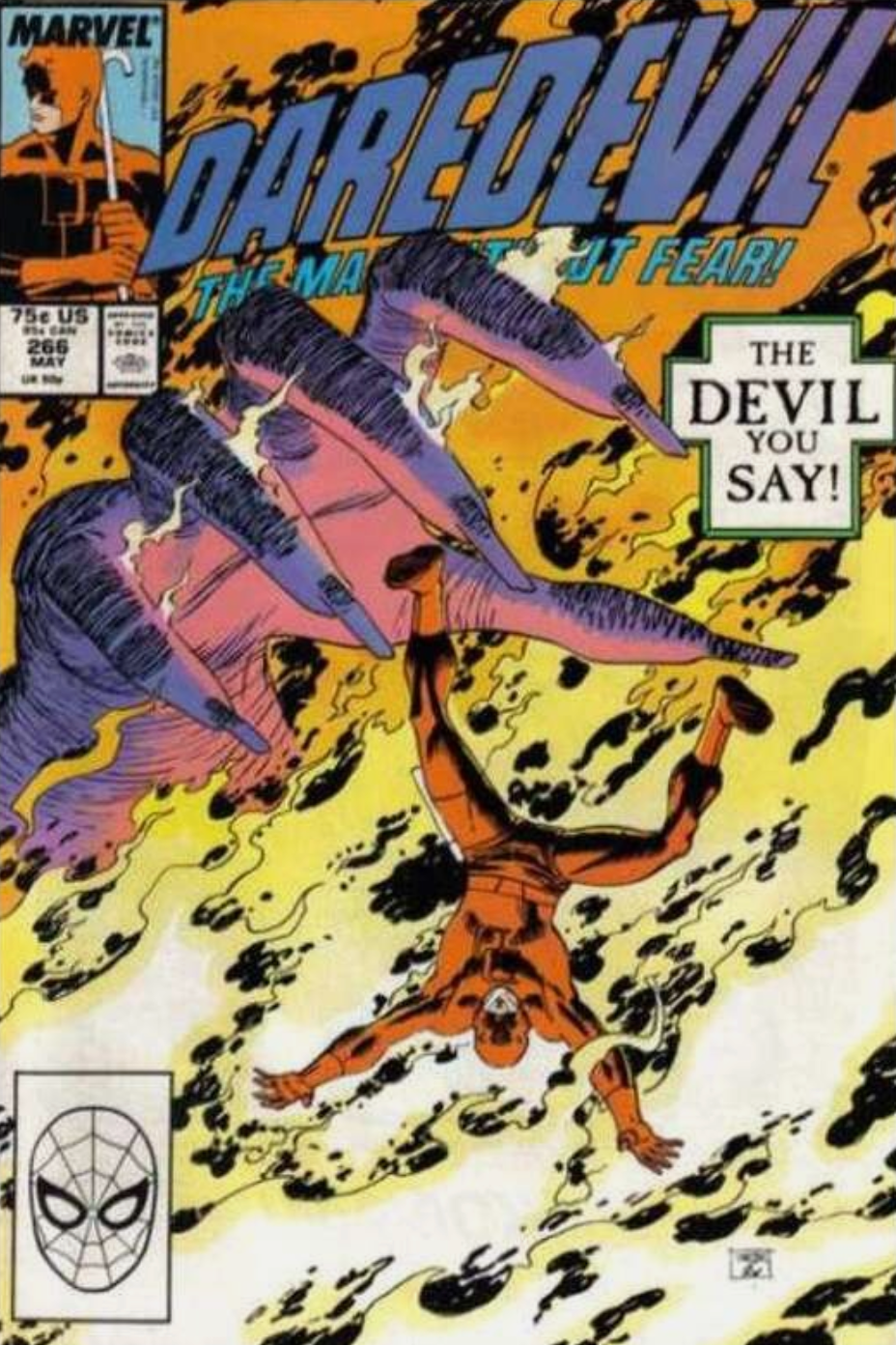 DAREDEVIL #266 1989 Daredevil MARVEL COMCS