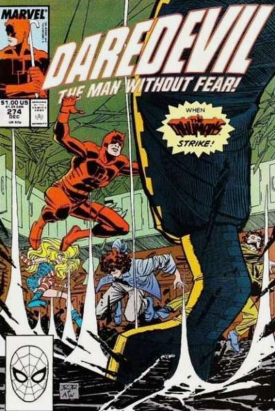 DAREDEVIL #274 1989 Daredevil MARVEL COMCS