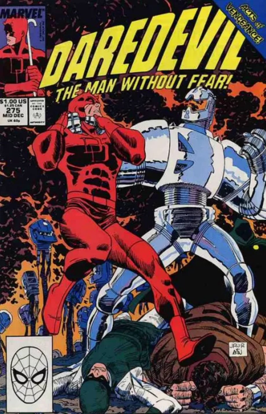 DAREDEVIL #275 1989 Daredevil MARVEL COMCS
