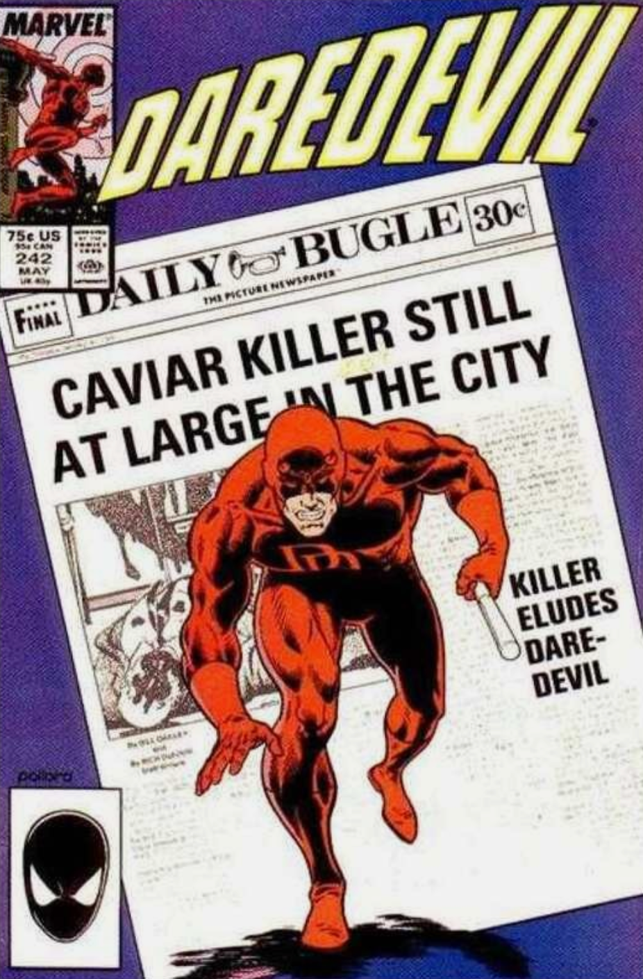 DAREDEVIL #242 1987 Daredevil MARVEL COMCS