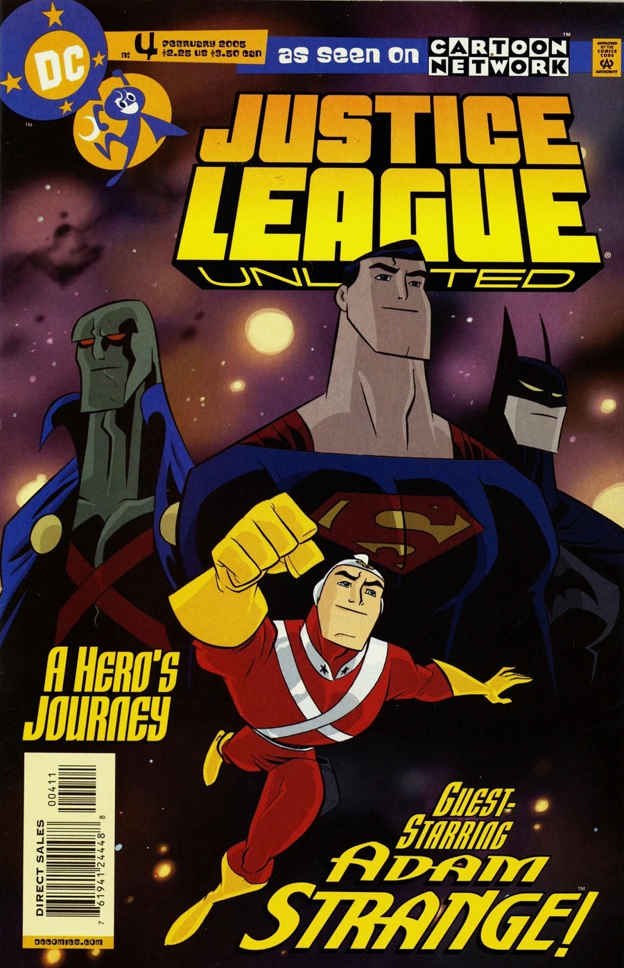 JUSTICE LEAGUE UNLIMITED #4 2004 Justice League of America DC COMCS